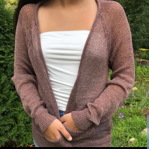 Urban Outfitters Sweaters - Sheer shimmery cardigan
